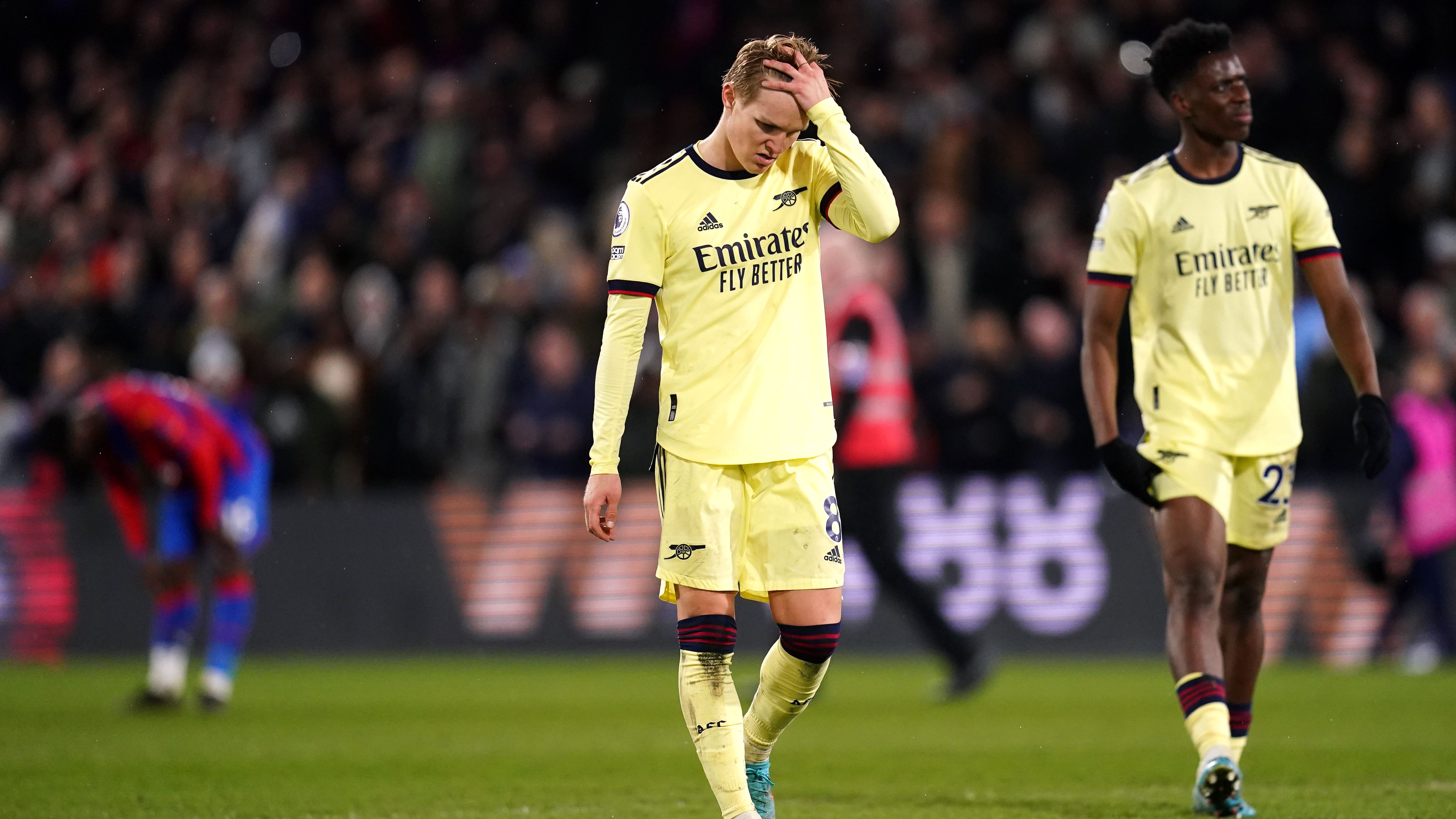 Arsenal cannot dwell on 'terrible' night at Crystal Palace – Martin  Odegaard | BT Sport