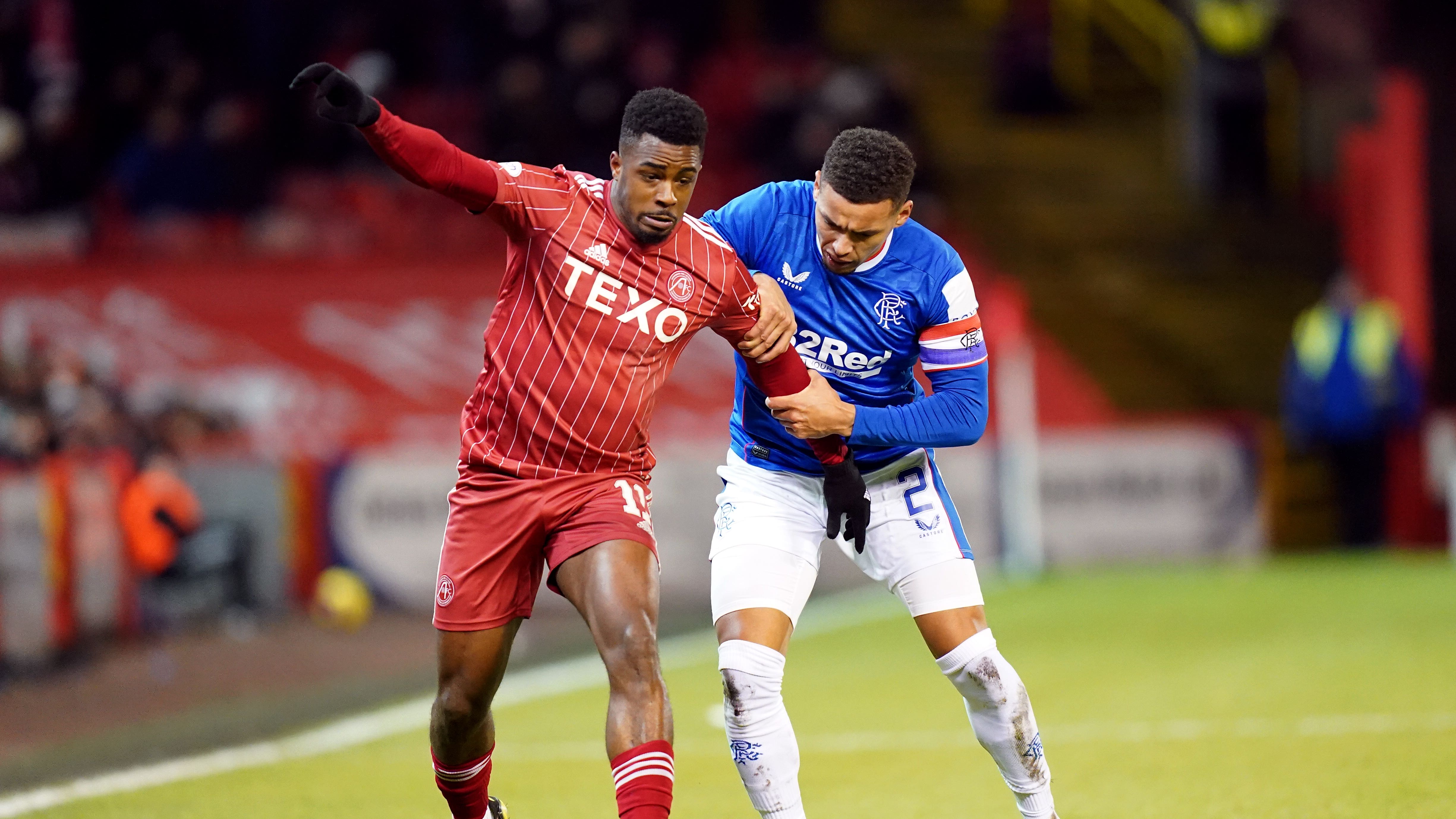Aberdeen’s Luis Lopes scored twice (Jane Barlow/PA)