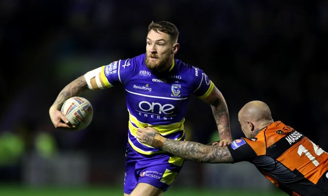 Warrington's Daryl Clark scored Great Britain's only try