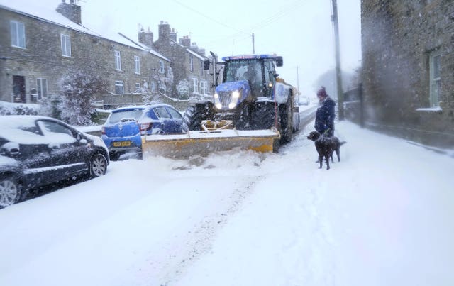 Snow in County Durham