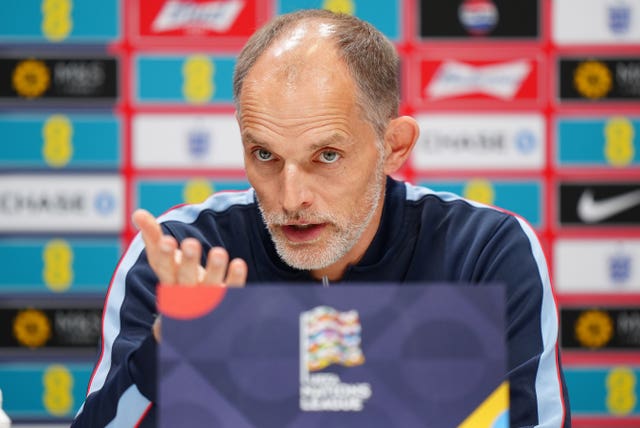 England manager Thomas Tuchel during a press conference