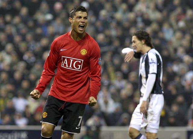 Ronaldo scored 118 goals in 292 United appearances (Nick Potts/PA).