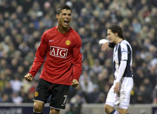 Ronaldo scored 118 goals in 292 United appearances (Nick Potts/PA).