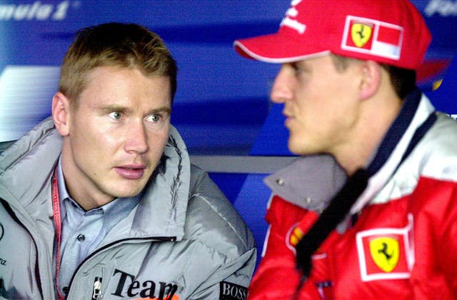Schumacher had to watch as Mika Hakkinen took the 1998 and 1999 titles in his McLaren.