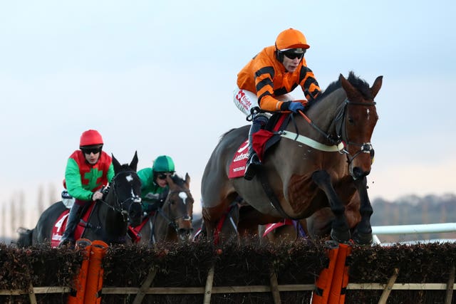 Thistlecrack during his ultimately disappointing comeback run at Newbury 