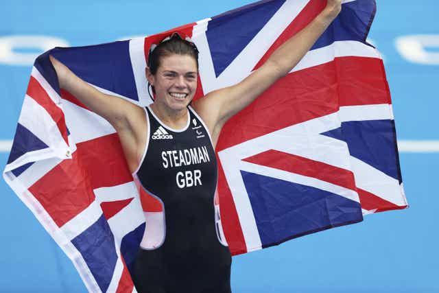 Briton Lauren Steadman made up for her disappointment in Rio