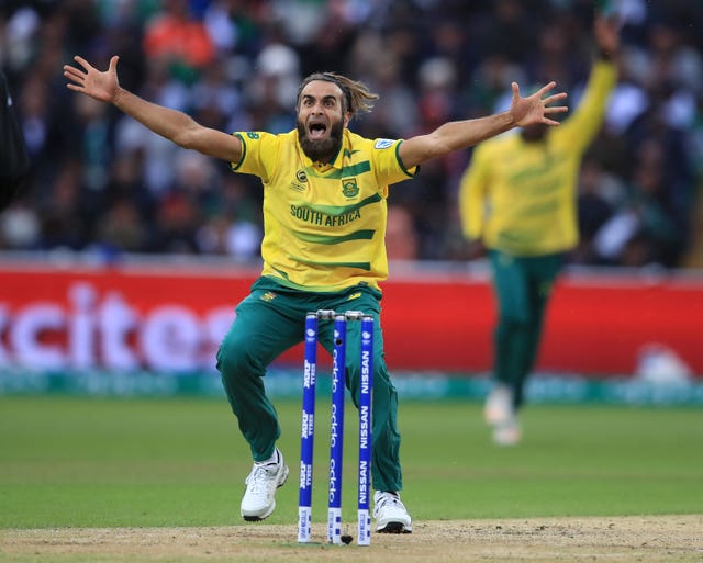Imran Tahir, pictured, and Kagiso Rabada are South Africa's two main bowling threats (Mike Egerton/PA)