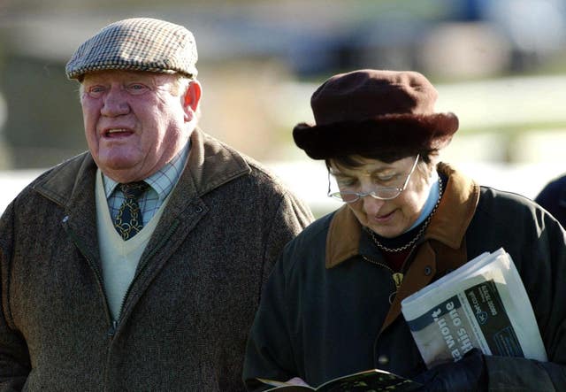 Henrietta Knight with Terry Biddlecombe