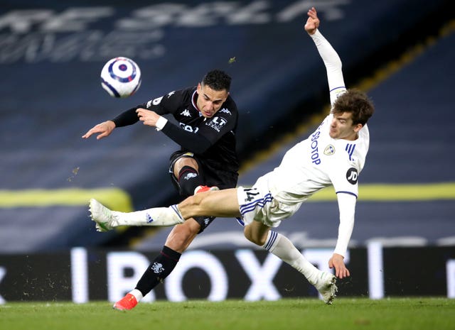 Diego Llorente, right, has impressed Marcelo Bielsa since recovering from a series of muscle strains