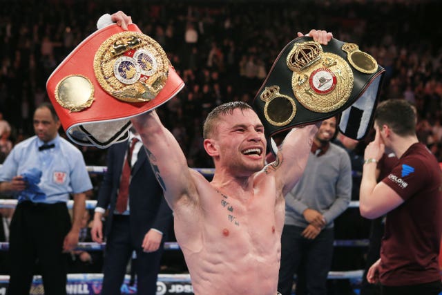 Carl Frampton is a two-weight world champion (Nick Potts/PA)