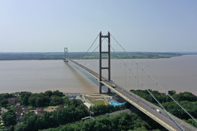 View of the Humber Bridge