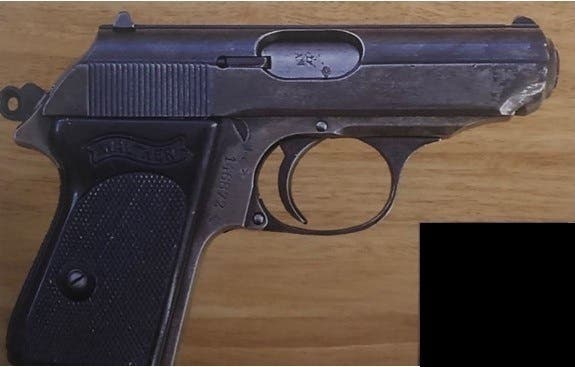A Walther PPK pistol used in A View To A Kill