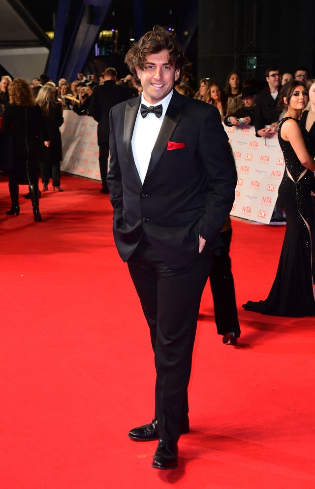 James Argent on the red carpet