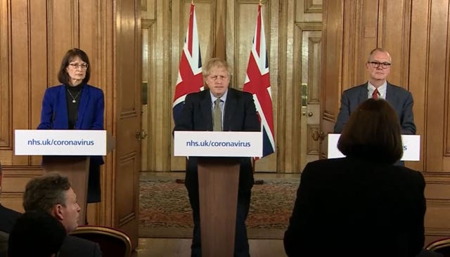 Dr Jenny Harries with Boris Johnson