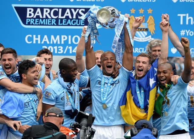 Vincent Kompany is chasing his fourth Premier League title with Manchester City