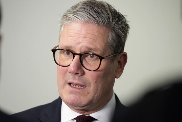 Prime Minister Sir Keir Starmer speaks during an interview at the Senedd, in Cardiff, Wales, during his tour of the UK following Labour’s victory in the 2024 General Election