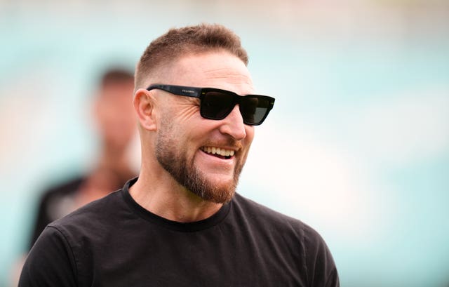 Brendon McCullum during England training