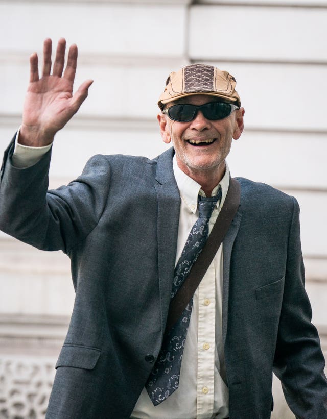 Lance O’Connor arriving at court