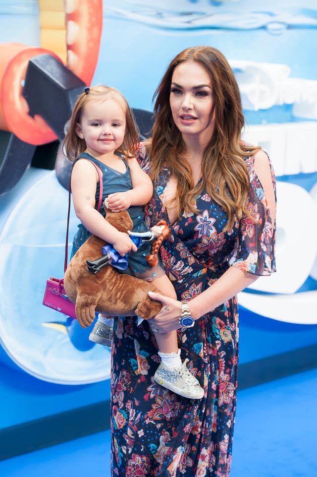 Tamara Ecclestone and daughter Sophia were out of the country (David Jensen/PA)