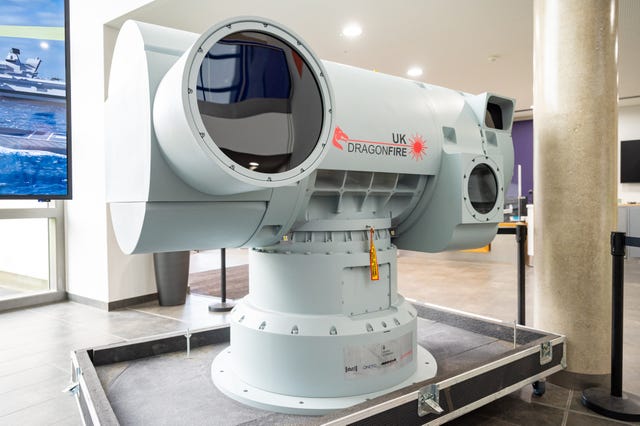 The DragonFire military laser weapon system