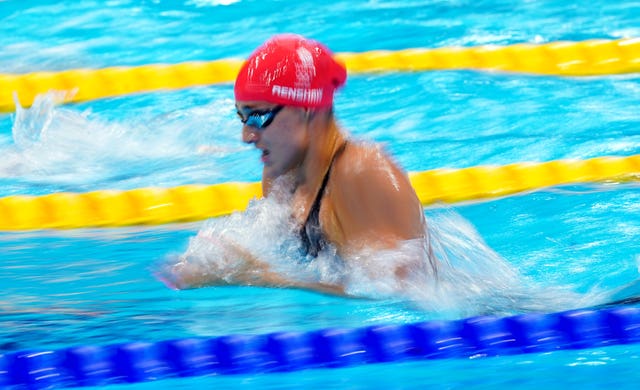 Molly Renshaw says she is able to keep perspective in swimming nowadays (Adam Davy/PA)