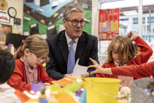 Keir Starmer visit to London school