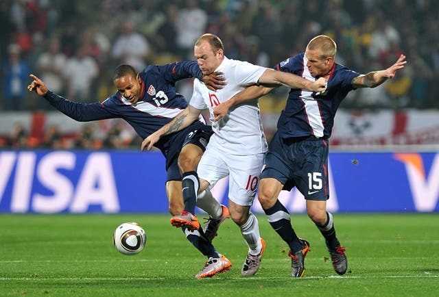 The US qualified from their World Cup group as winners ahead of England in 2010 (