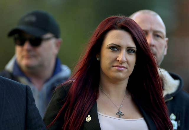 Paul Golding and Jayda Fransen court case