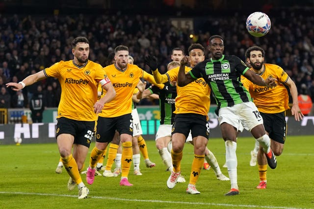 Wolves defeated Brighton to book their place in the quarter-finals.