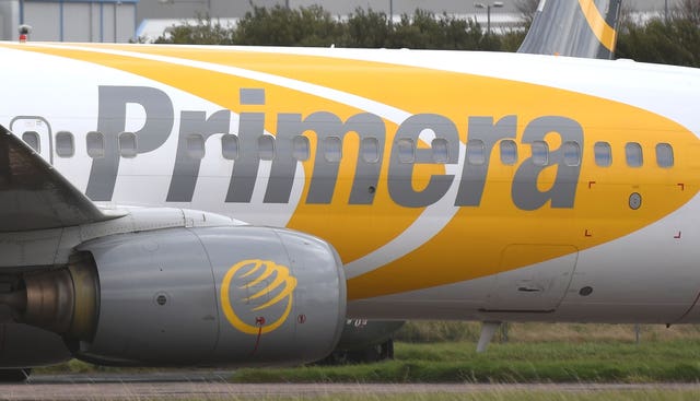 A Primera Air aircraft