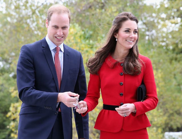 William and Kate opening the visitors' centre at the Botanical Gardens in Christchurch during their 2014 visit to New Zealand. Chris Jackson/PA Wire