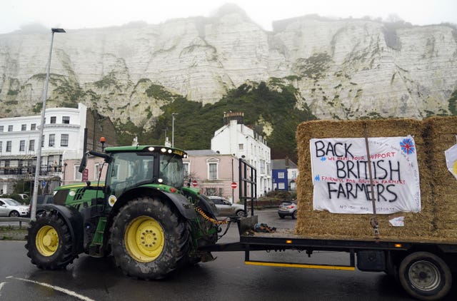 Farmer protests