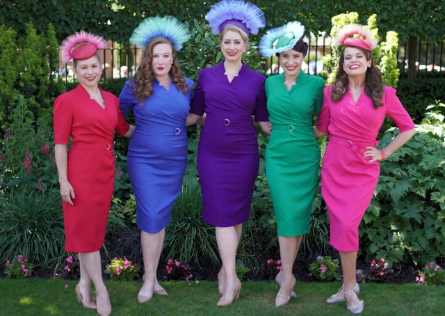 The Tootsie Rollers arriving at Royal Ascot 