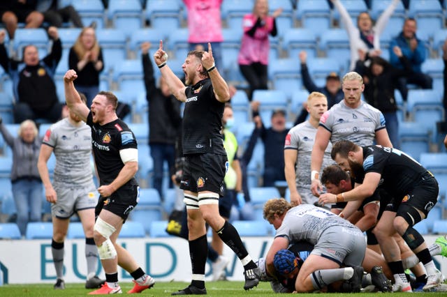 Exeter reached the Gallagher Premiership final after a 40-30 success against Sale Sharks