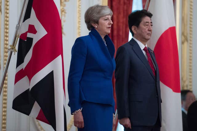 Theresa May visit to Japan