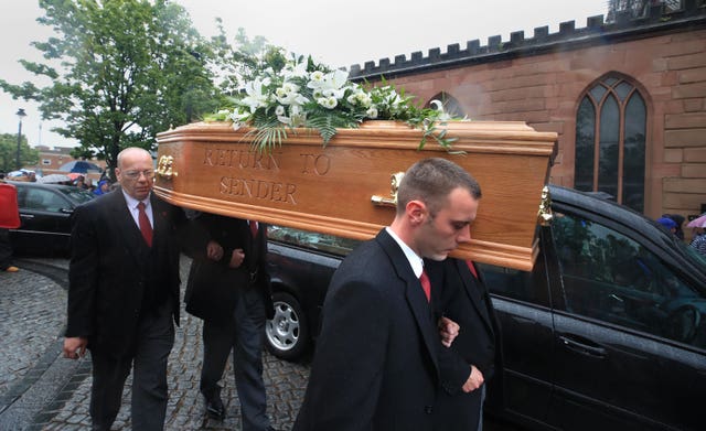Freddie Starr funeral