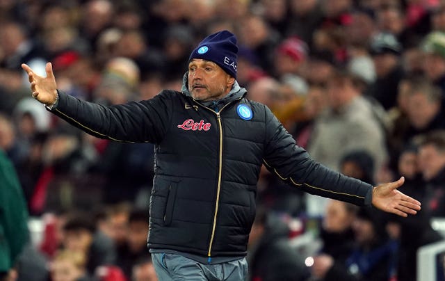 Luciano Spalletti's Napoli are 18 points clear at the top of Serie A