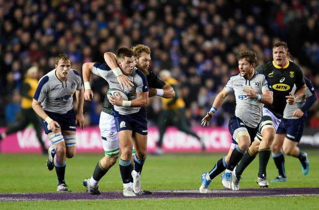 Scotland slipped to a narrow defeat at home to South Africa