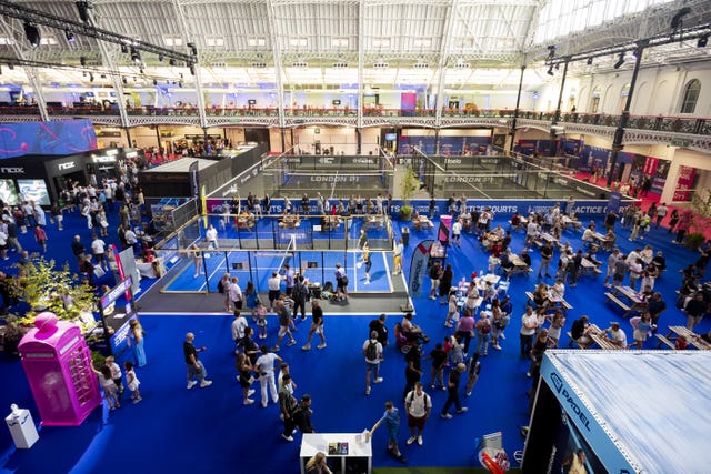 Premier Padel P1 tournament – Day Two – Kensington Olympia