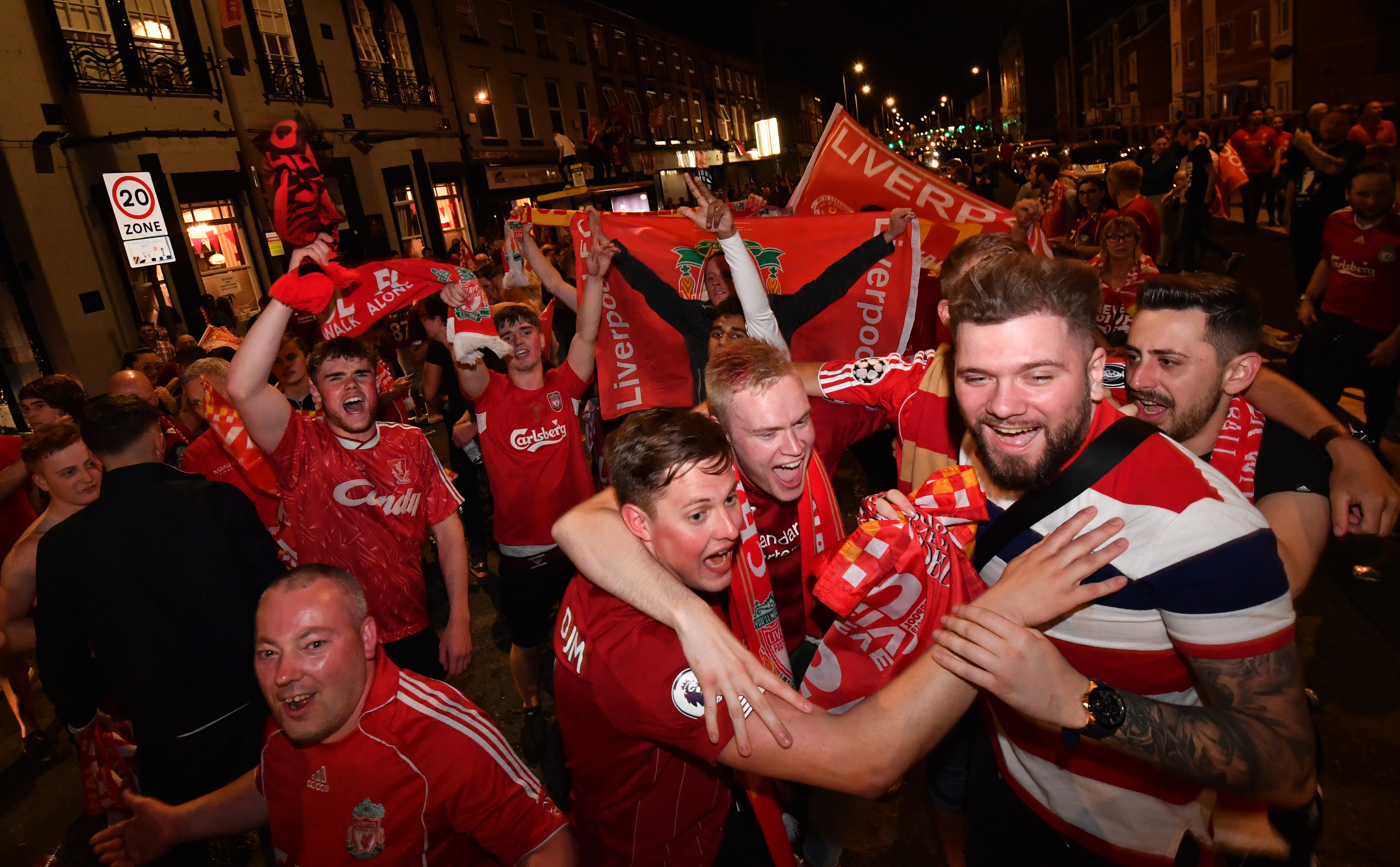 All-night Party Begins As Liverpool Fans Celebrate Champions League ...