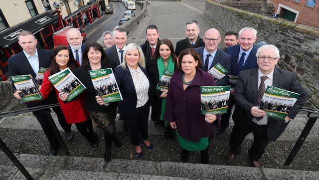 Sinn Fein candidates