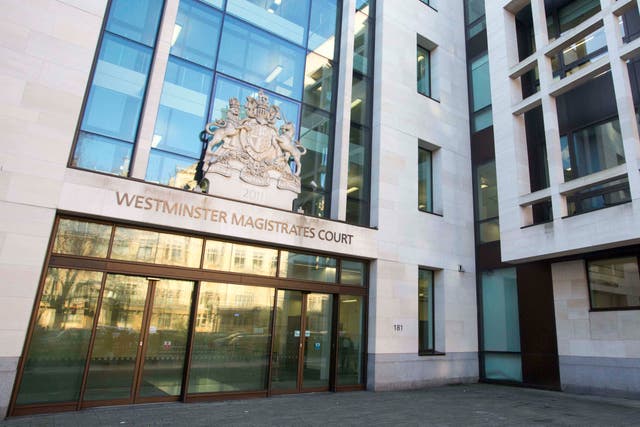 The front of Westminster Magistrates' Court