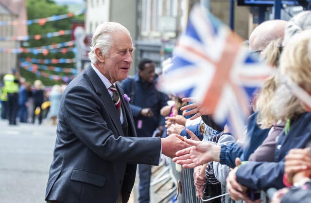 King visits Scotland for Holyrood Week