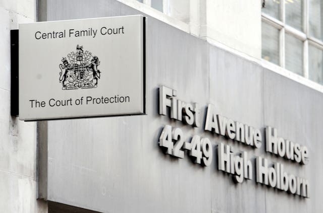 The ten-minute hearing was held in private at the Central Family Court, in  central London (Nick Ansell/PA)