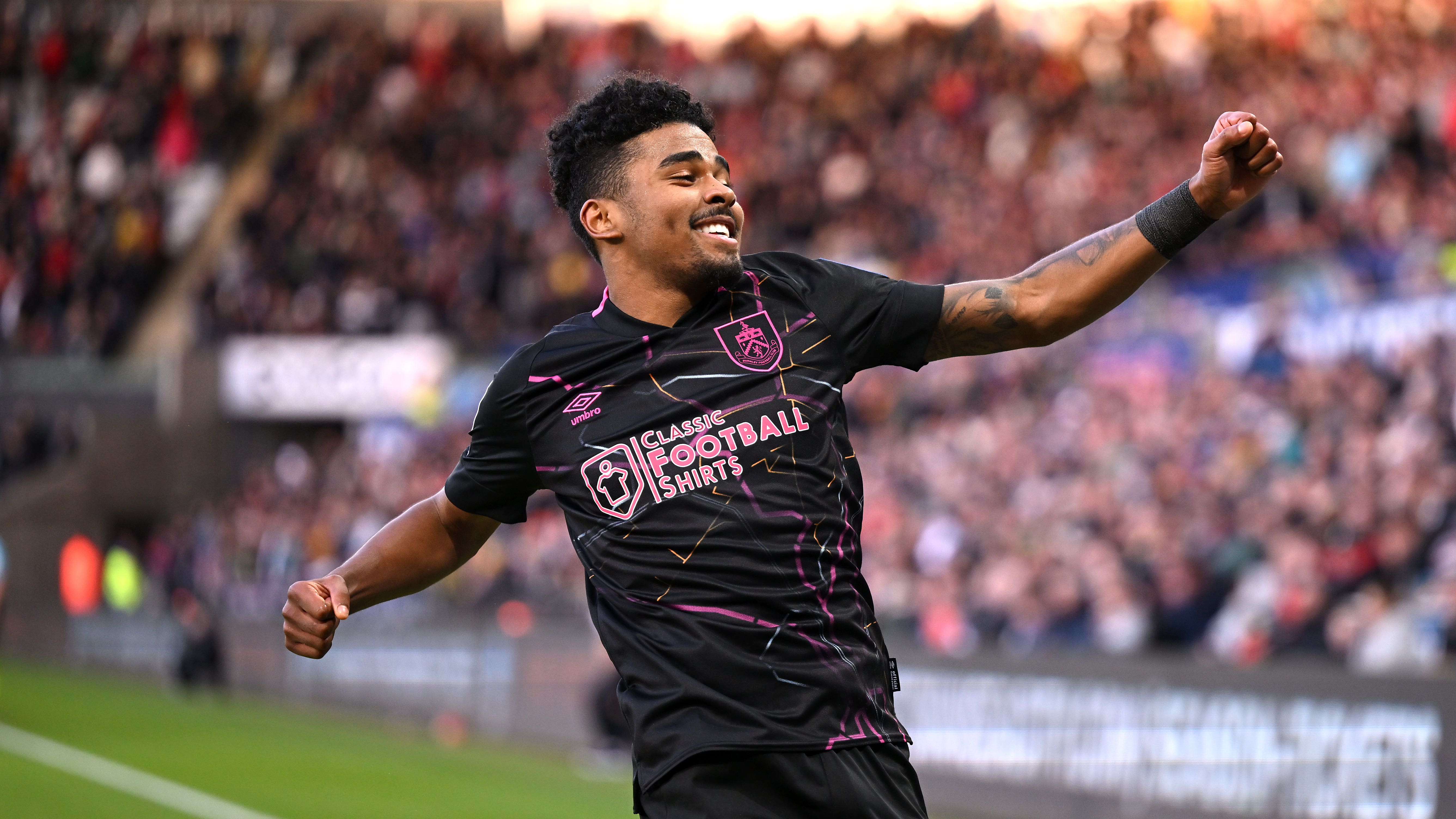 Ian Maatsen hit both Burnley goals (Simon Galloway/PA)