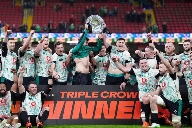 Ireland won the Triple Crown in Dublin