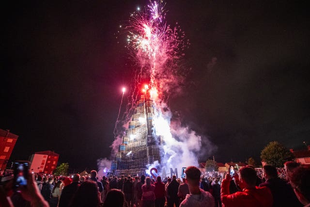 Ulster bonfires