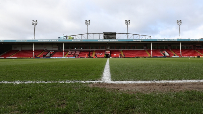 Walsall hosted Harrogate (Bradley Collyer/PA)