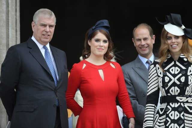 Andrew, Eugenie, Edward and Beatrice