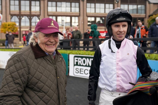 Trainer Mouse Morris (left) at Punchestown 